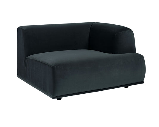 NAHLA DARREN MODULAR - RIGHT ARMCHAIR - SMOKESCREEN