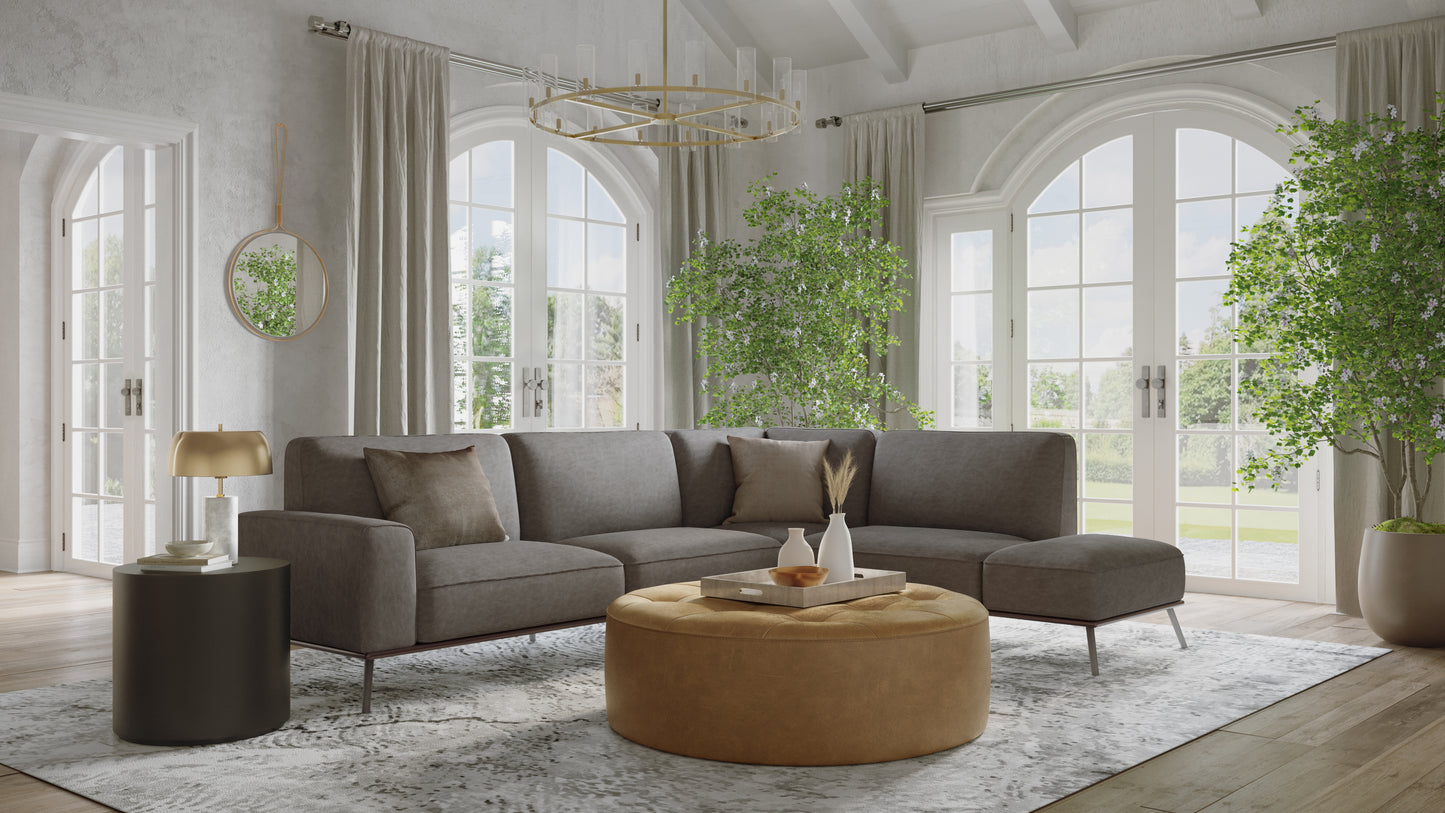 NAHLA RUBIN END TABLE - BLACK