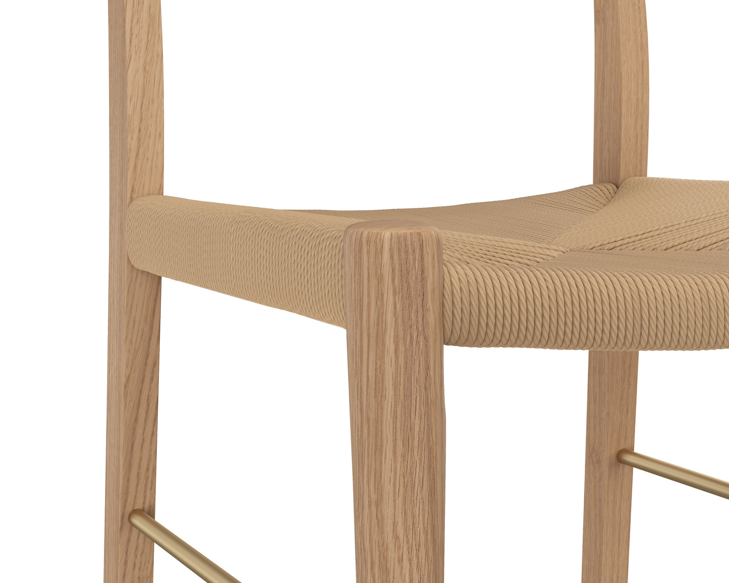 NAHLA BONDI COUNTER STOOL - LIGHT OAK
