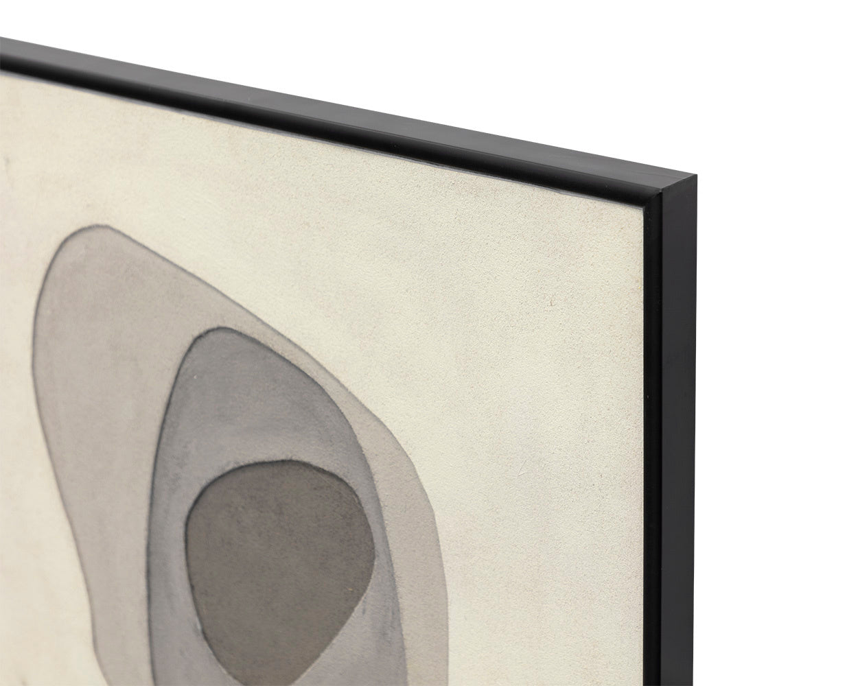 NAHLA ZEN GARDEN (SET OF 3) - 30" X 30" - BLACK FLOATER FRAME