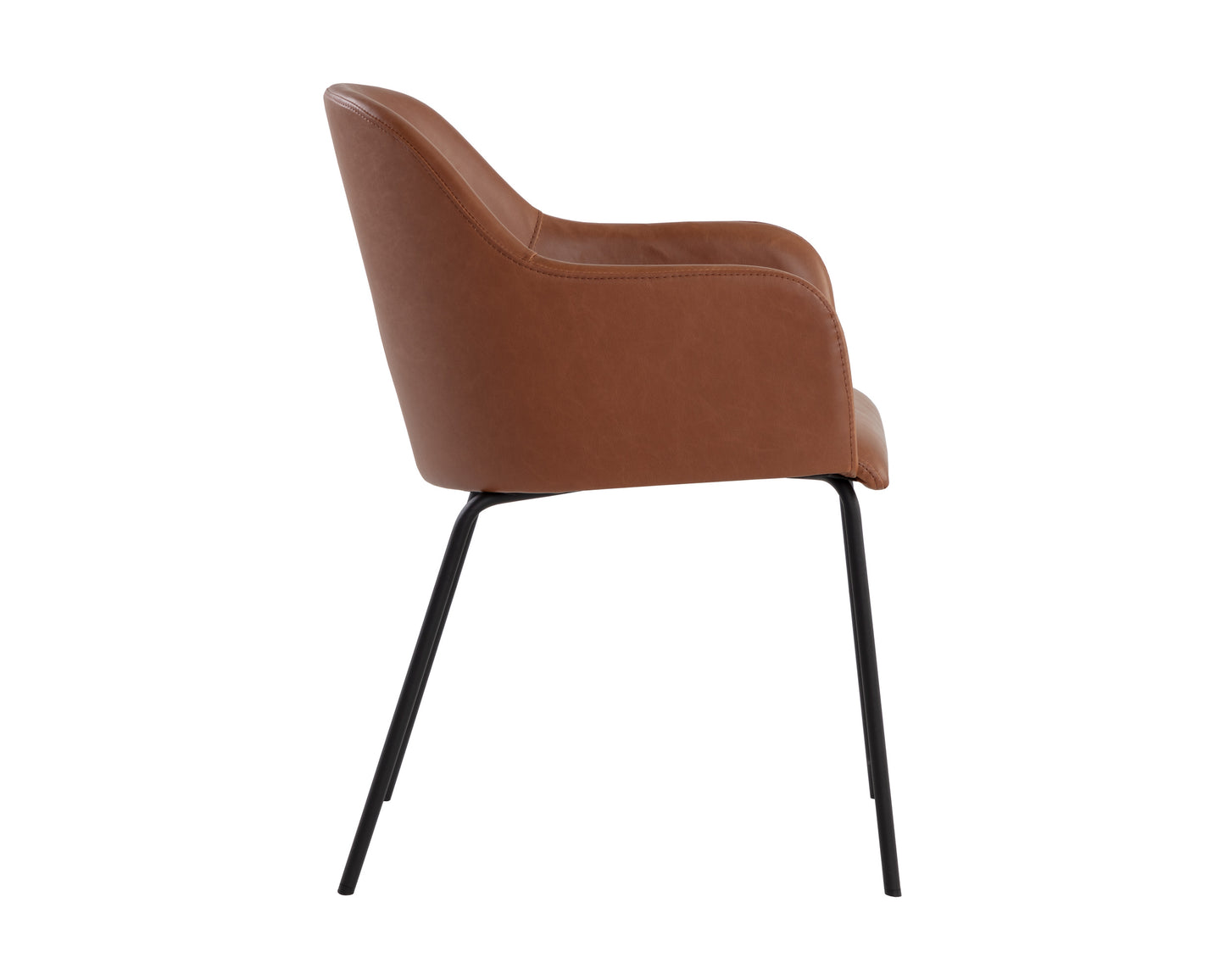 NAHLA HENSLEY DINING ARMCHAIR - HAZELNUT