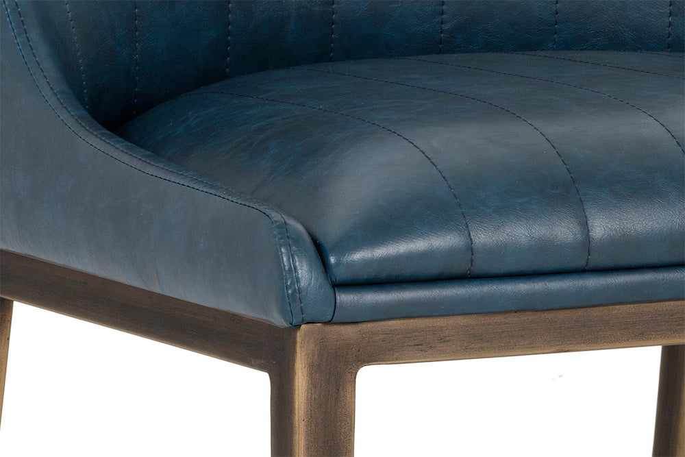 NAHLA HALDEN DINING CHAIR - VINTAGE BLUE
