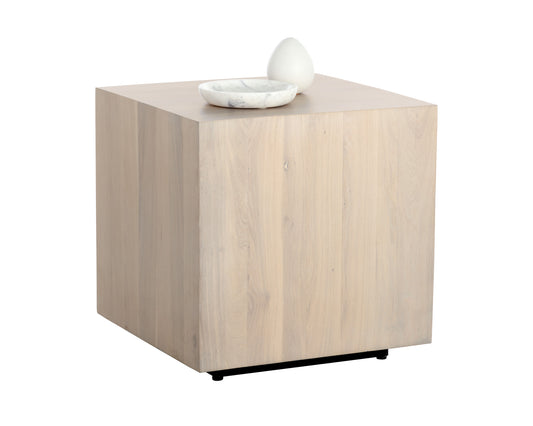 NAHLA FREZCO SIDE TABLE - LIGHT OAK