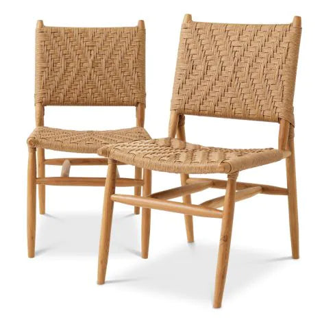 Outdoor Dining Chair Laroc Set of 2