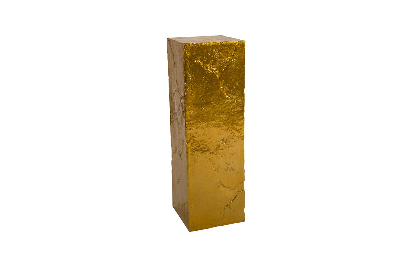 Slate Pedestal, Large, Liquid Gold