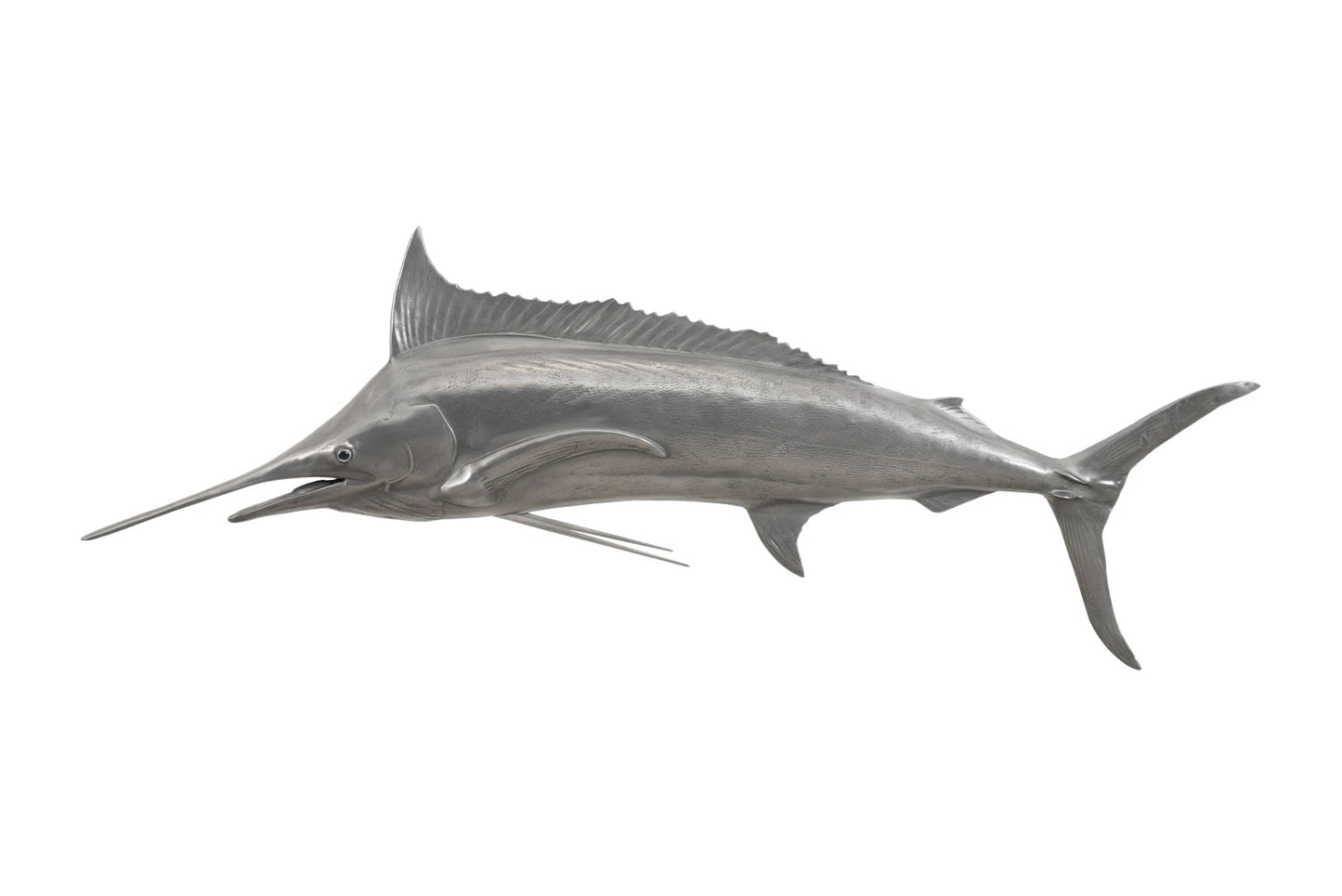 Blue Marlin Fish, Aluminum Finish