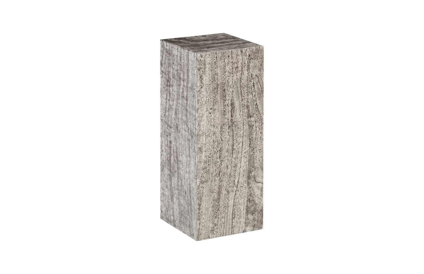 Prism Pedestal, Medium, Gray Stone