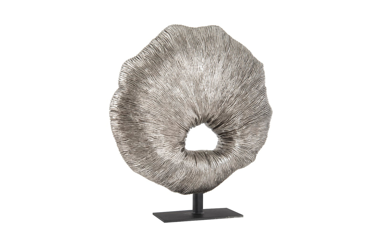 Fungia Sculpture, Silver Leaf