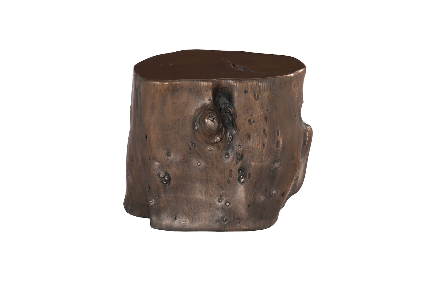 Log Stool, Bronze, LG