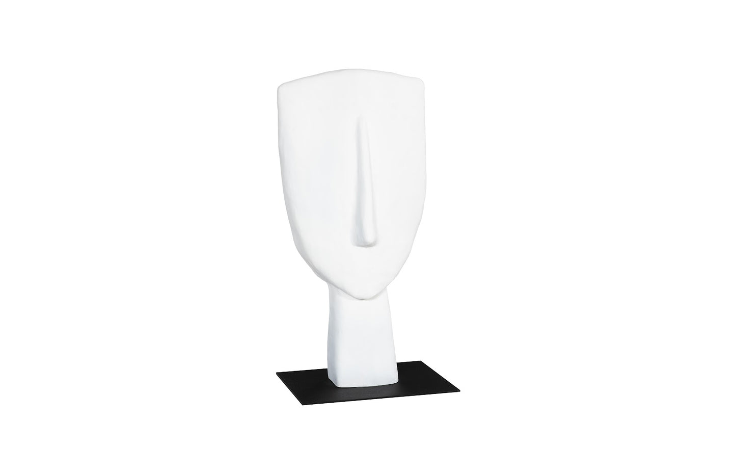 Cycladic Head Sculpture, Classic, White, Small