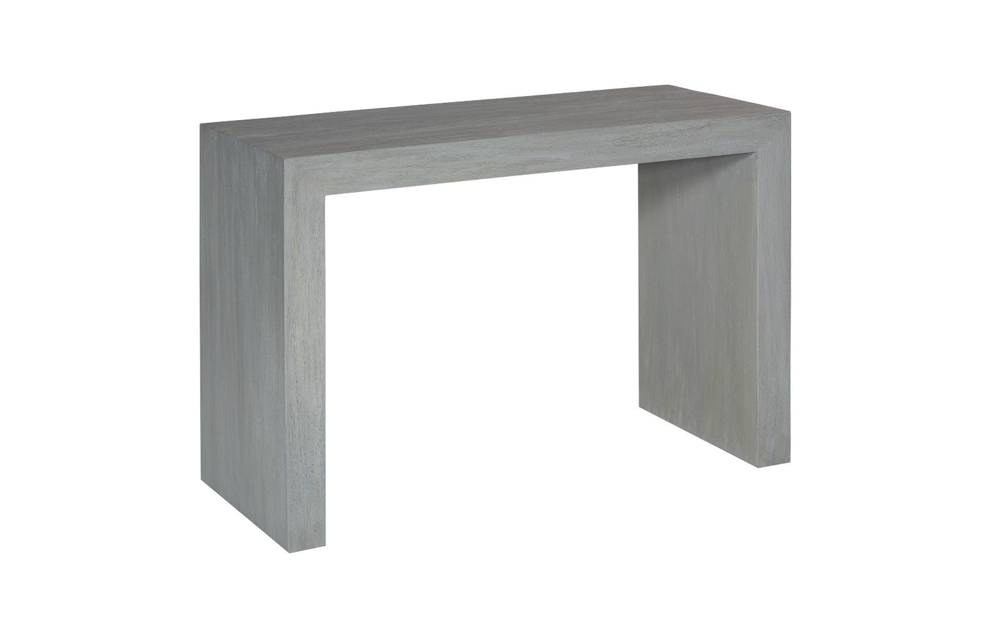 Waterfall Console Table, Weathered Gray