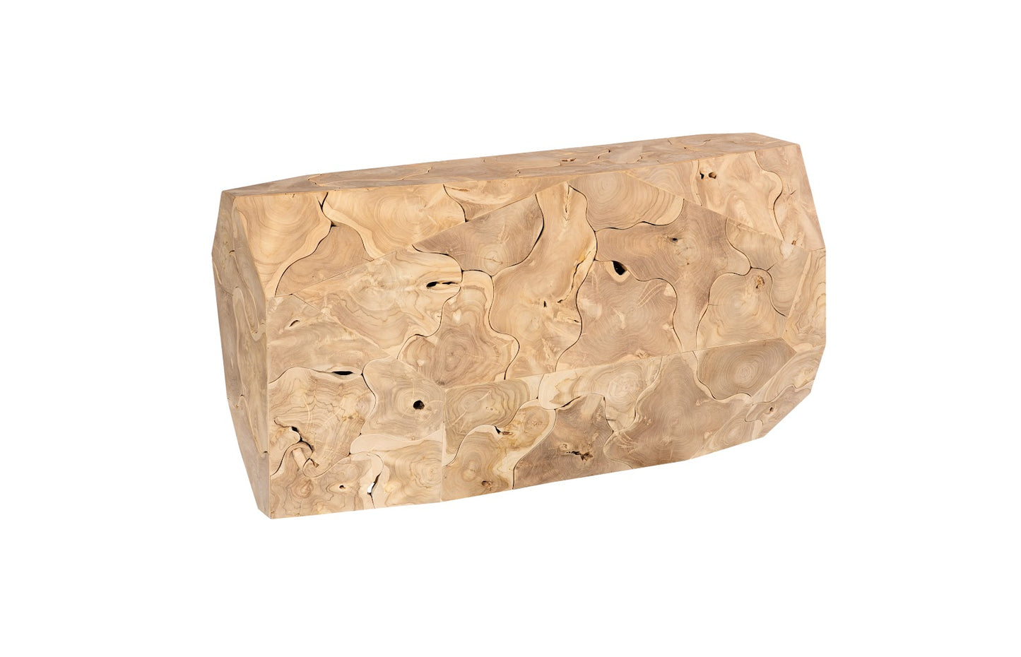 Prism Console Table, Bleached