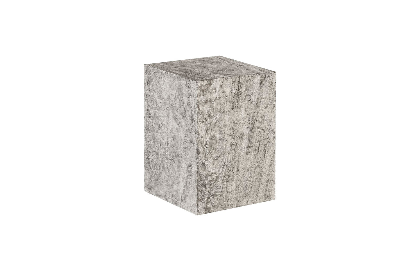 Prism Pedestal, Small, Gray Stone