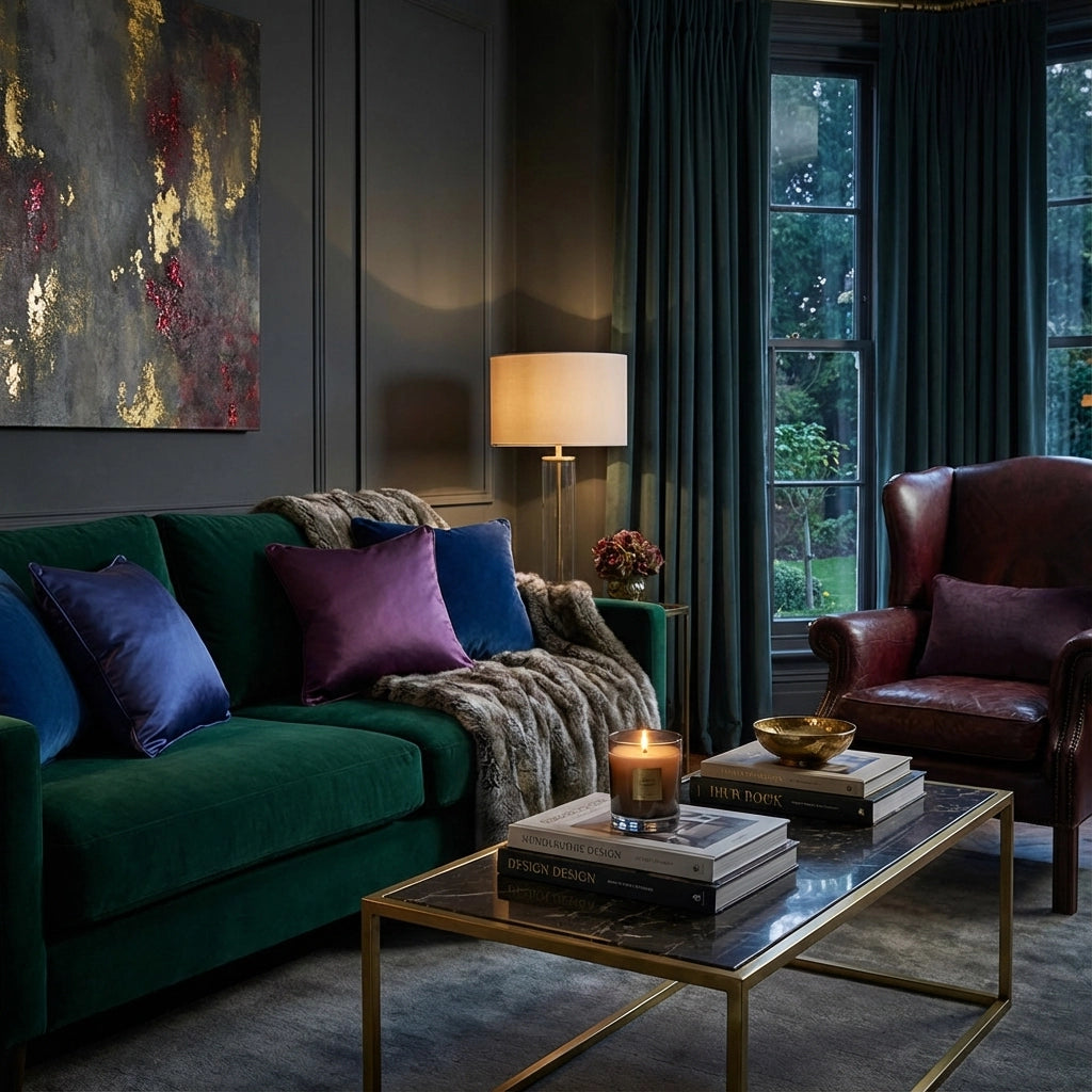 Jewel Tones and Moody Colors: 10 Ways to Transform Your Home Into a Lu