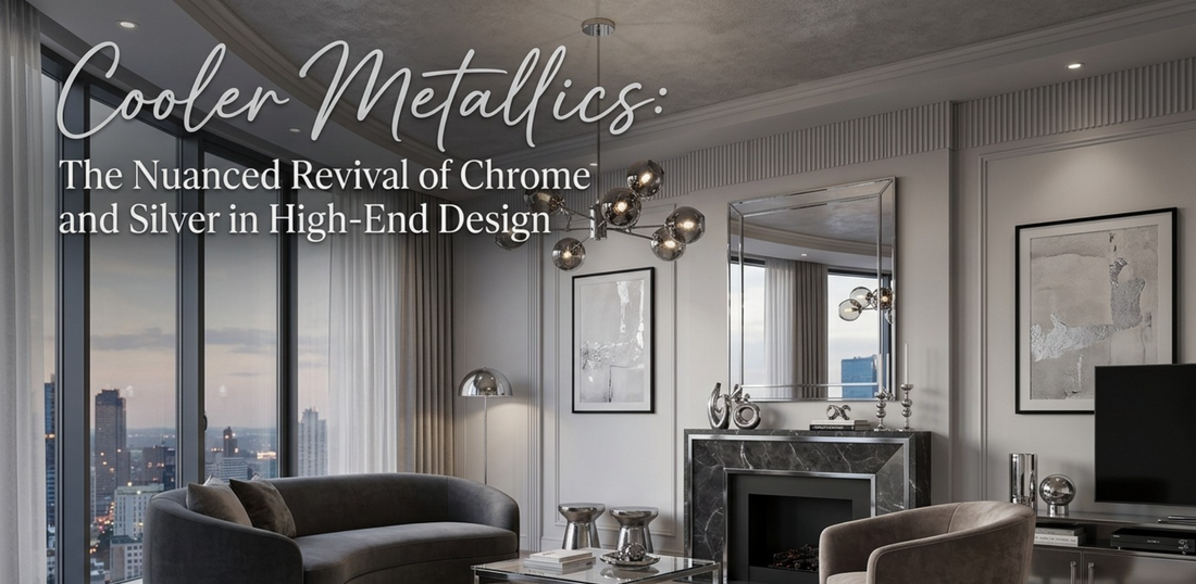 Cooler Metallics: The Nuanced Revival of Chrome and Silver in High-End Design