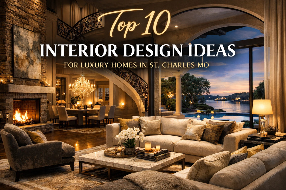 Top 10 Interior Design Ideas for Luxury Homes in St. Charles MO