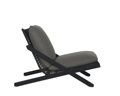 NAHLA BARI LOUNGE CHAIR - CHARCOAL - GRACEBAY GREY