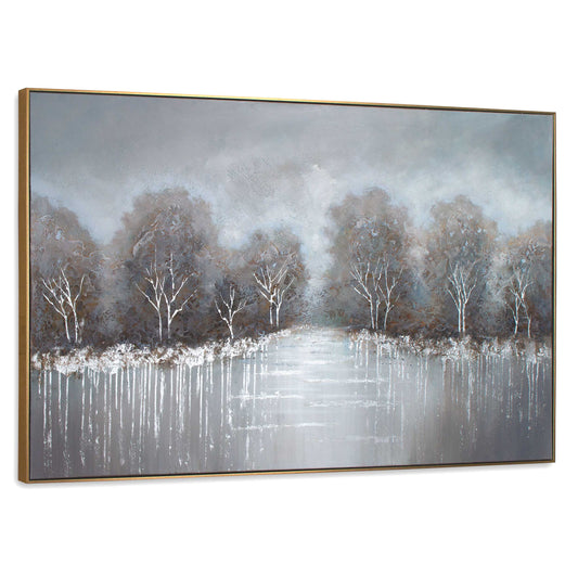 Deep Woods, Hand Painted Canvas