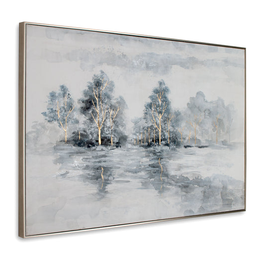 Winter's Woods, Hand Painted Canvas