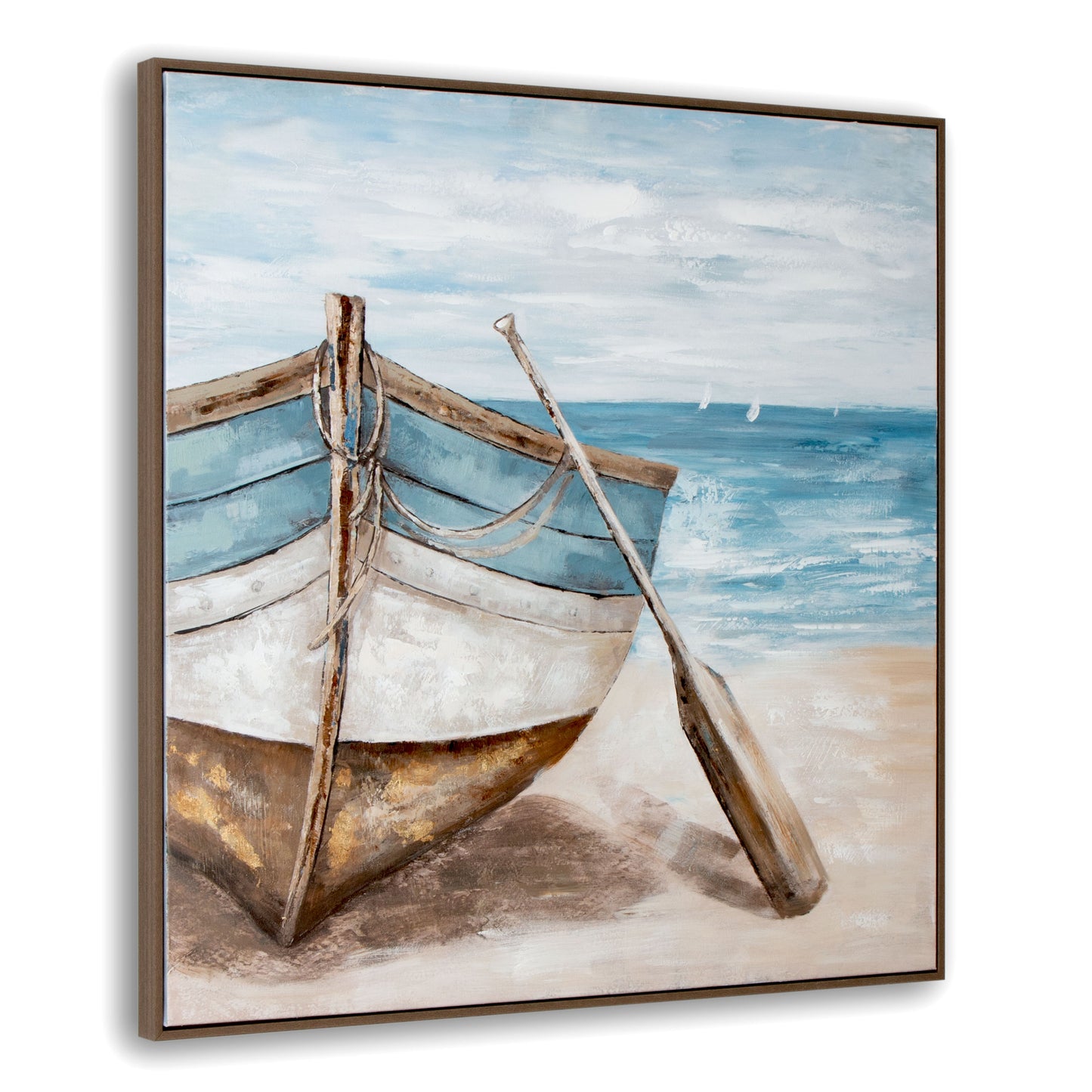 Lakeshore, Framed Canvas