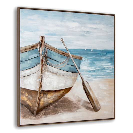 Lakeshore, Framed Canvas