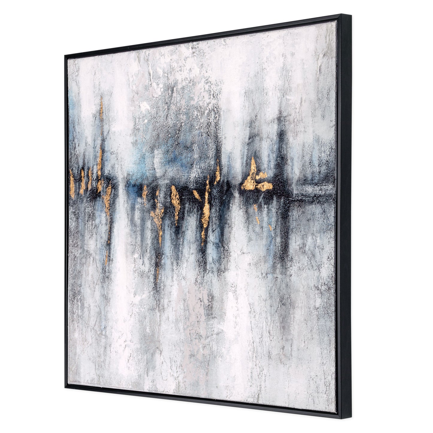 Cobalt Haze, Hand Painted Canvas