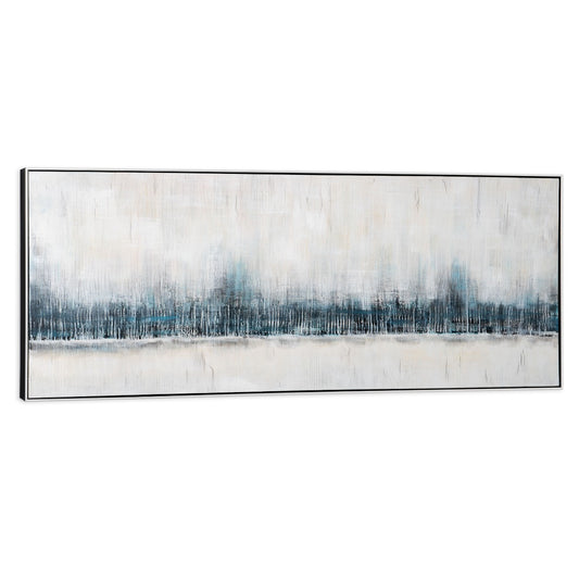 Cabalistic Horizon, Hand Painted Framed Canvas