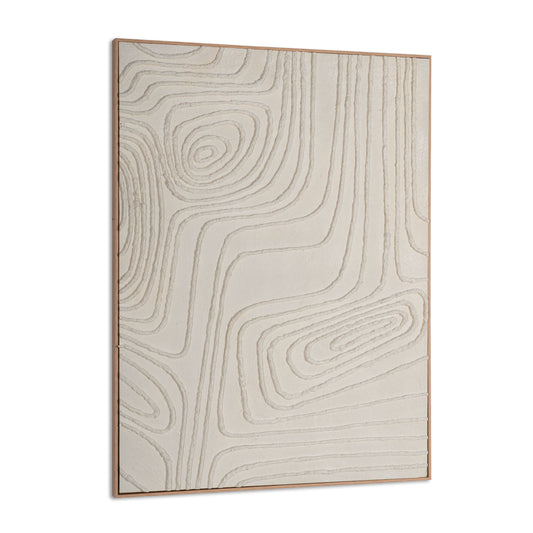Contour Serenity II, Hand Painted Canvas