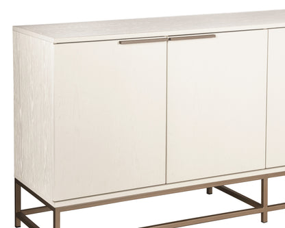 NAHLA REBEL SIDEBOARD - LARGE - CHAMPAGNE GOLD - CREAM