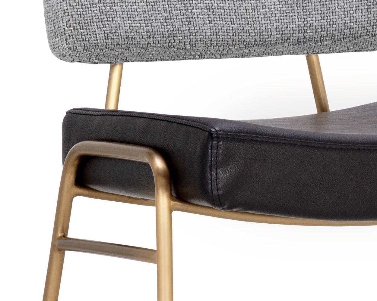 NAHLA BRINLEY BARSTOOL - GOLD - NIGHTFALL BLACK / CHACHA GREY