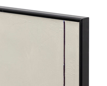 NAHLA GOOD NEIGHBOURS (SET OF 2) - 40" X 54" - BLACK FLOATER FRAME
