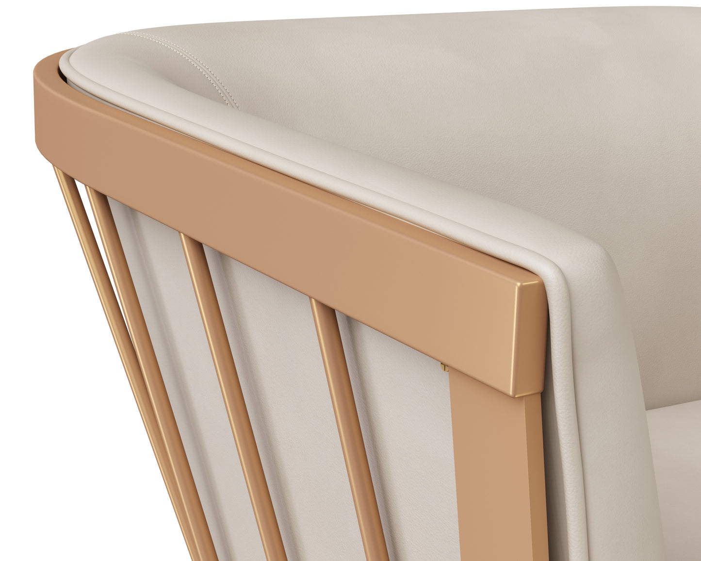 NAHLA CAILY LOUNGE CHAIR - BRAVO CREAM