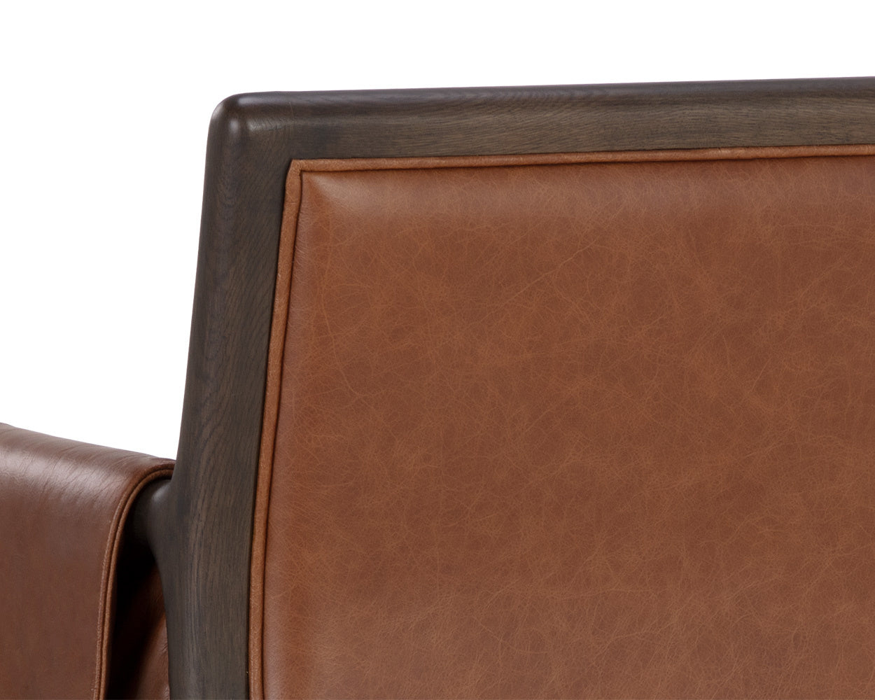NAHLA MAUTI COUNTER STOOL - BROWN - SHALIMAR TOBACCO LEATHER