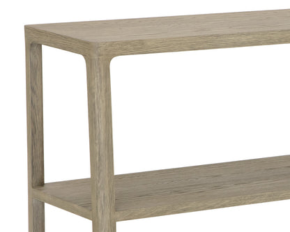 NAHLA DONCASTER LOW BOOKCASE - SMOKE GREY
