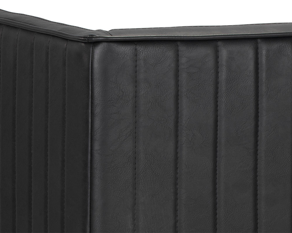 NAHLA BATAVIA ARMCHAIR - VINTAGE BLACK