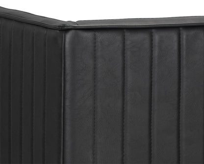 NAHLA BATAVIA ARMCHAIR - VINTAGE BLACK