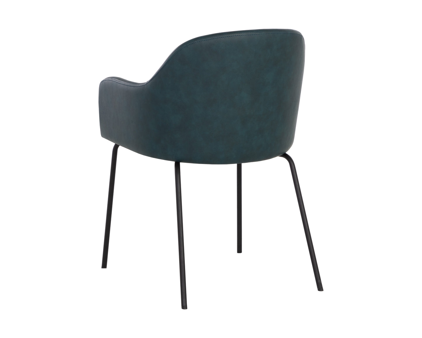 NAHLA HENSLEY DINING ARMCHAIR - DARK TEAL