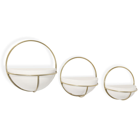 Adelia, S3 Metal Wall Planters