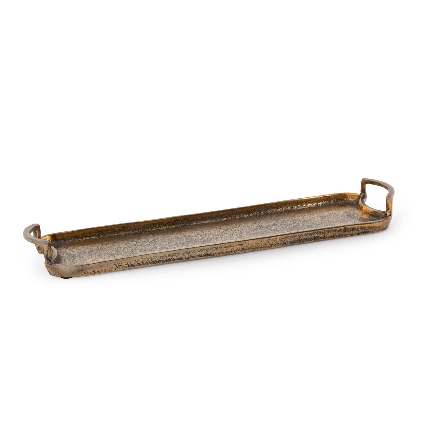 Alani Decorative Metal Tray with Handles