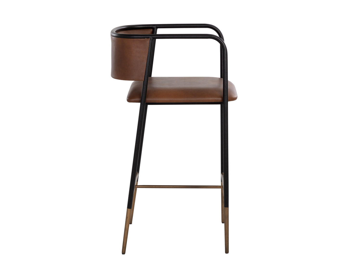 NAHLA BRENAN COUNTER STOOL - BRAVO COGNAC
