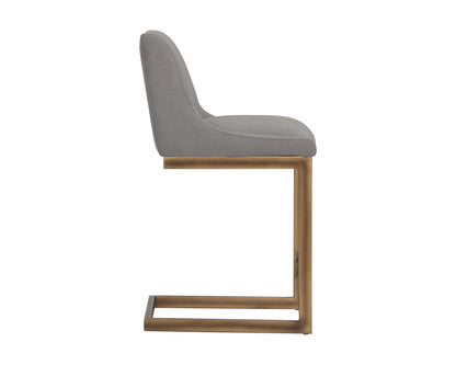 NAHLA HOLLY COUNTER STOOL - ZENITH SOFT GREY