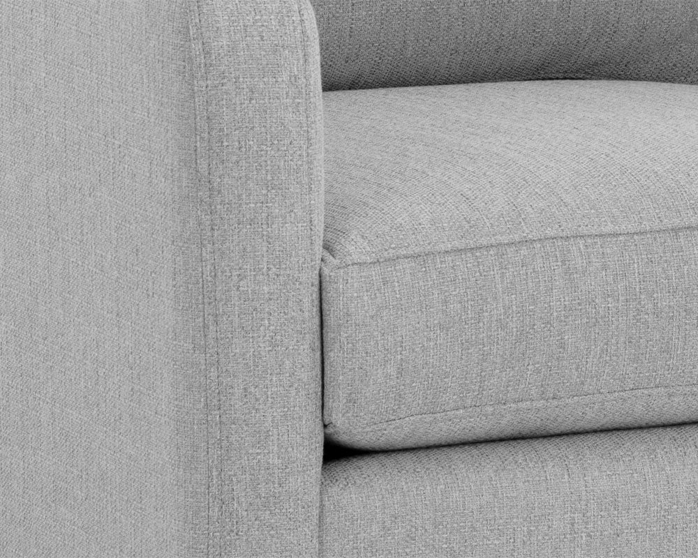 NAHLA BRIANNA SWIVEL LOUNGE CHAIR - LIV DOVE
