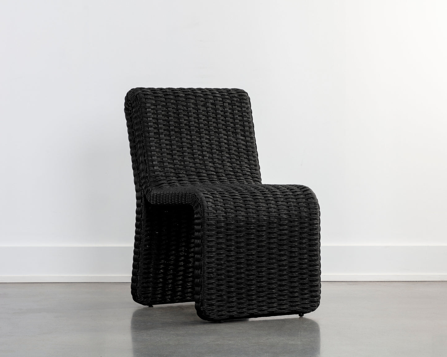 NAHLA EDESSA DINING CHAIR - BLACK