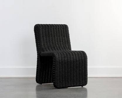 NAHLA EDESSA DINING CHAIR - BLACK