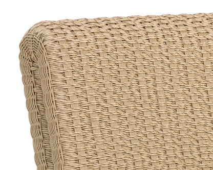 NAHLA EDESSA DINING CHAIR - NATURAL