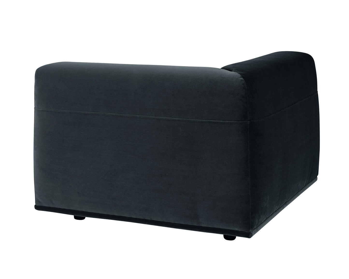 NAHLA DARREN MODULAR - CORNER CHAIR - SMOKESCREEN