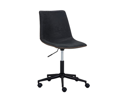 NAHLA CAL OFFICE CHAIR - ANTIQUE BLACK