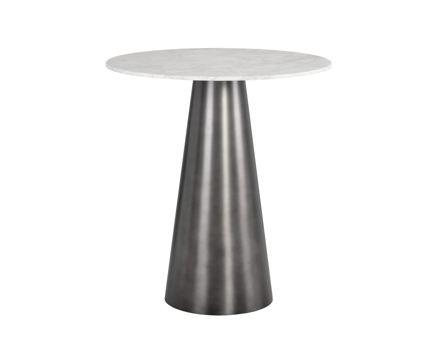 NAHLA DAMON BAR TABLE - GUNMETAL
