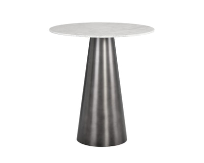 NAHLA DAMON BAR TABLE - GUNMETAL