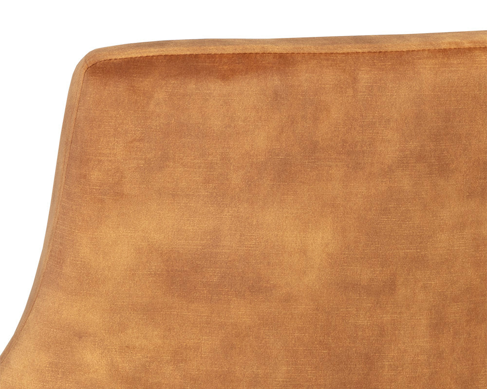 NAHLA ALETTA LOUNGE CHAIR - NONO TAPENADE GOLD